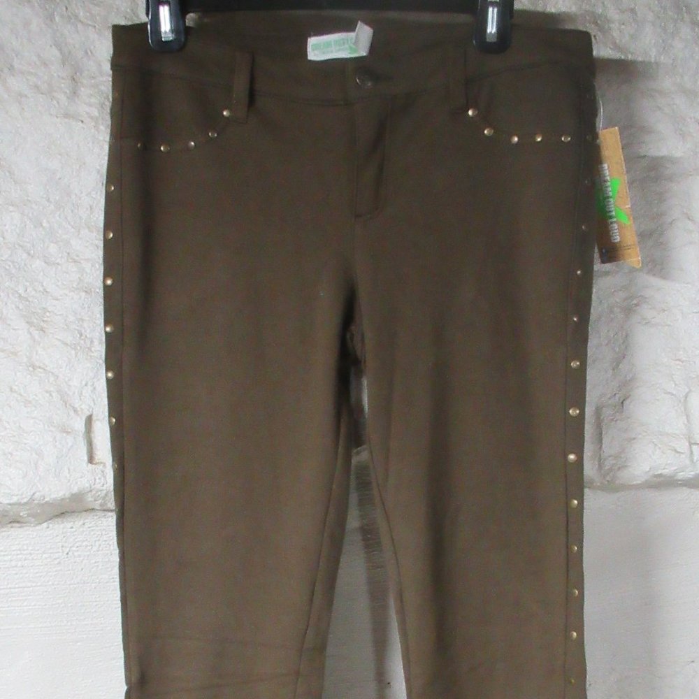 Dream Out Loud by Selena Gomez Olive Studded Jegging Size L